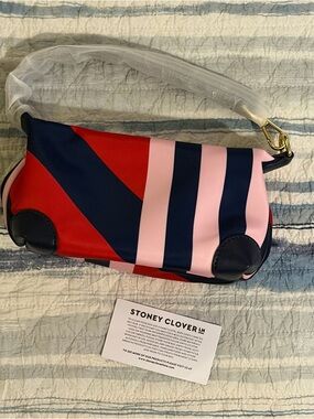 NWT Stoney Clover Lane “Rugby Stripes” Mini Shoulder Bag